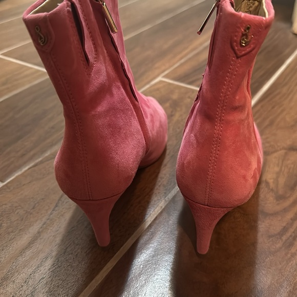 Sam Edrlman Pink suede boots size 6 - Picture 3 of 7